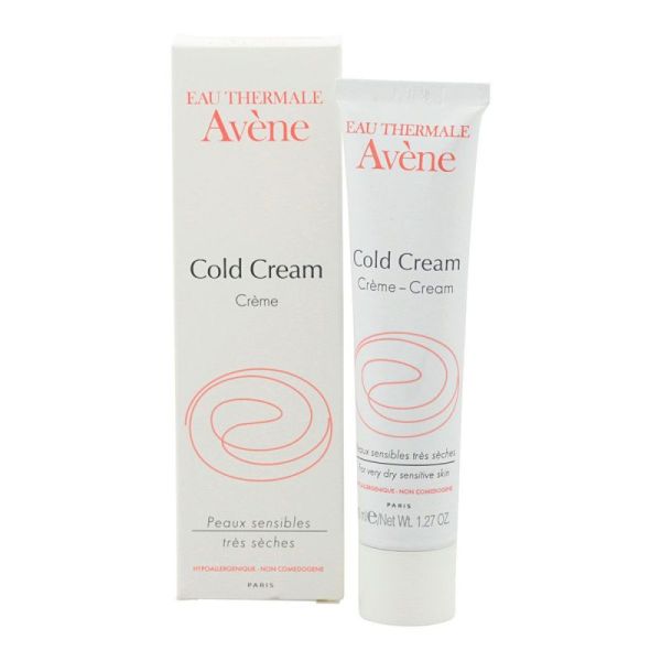 Avene Cold Cream Crème Visage Tube 40ml