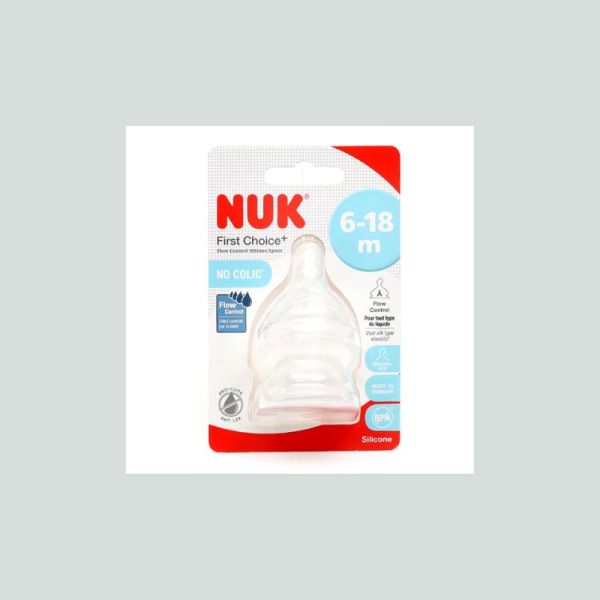 First Choice+ 6-18 mois 2 tétines silicone débit M