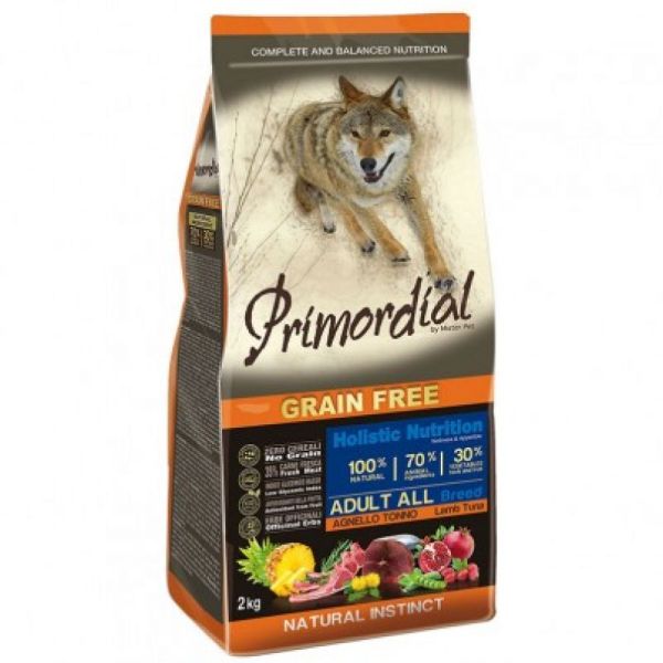 Croquettes pour chien Adulte agneau et thon 2kg