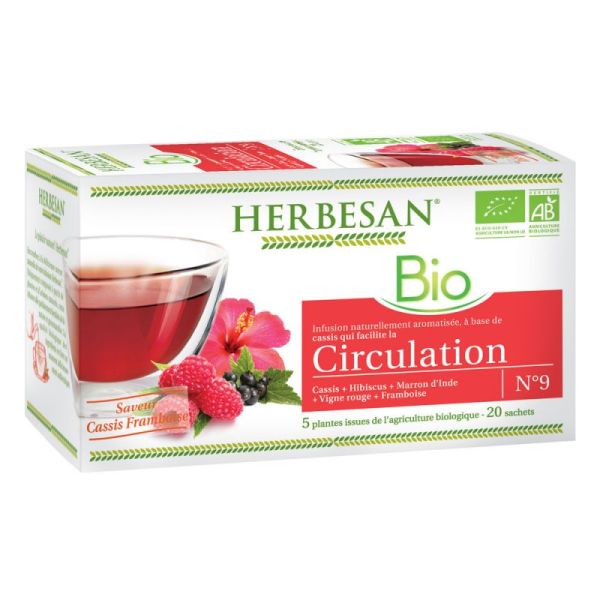 Herbesan Infusion Bio Circulation, 20 sachets