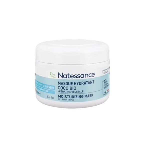 Natessance - Masque hydratant coco bio + keratine -200ml