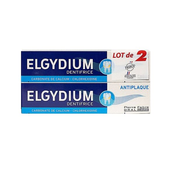 Dentifrice anti-plaque 2x75ml