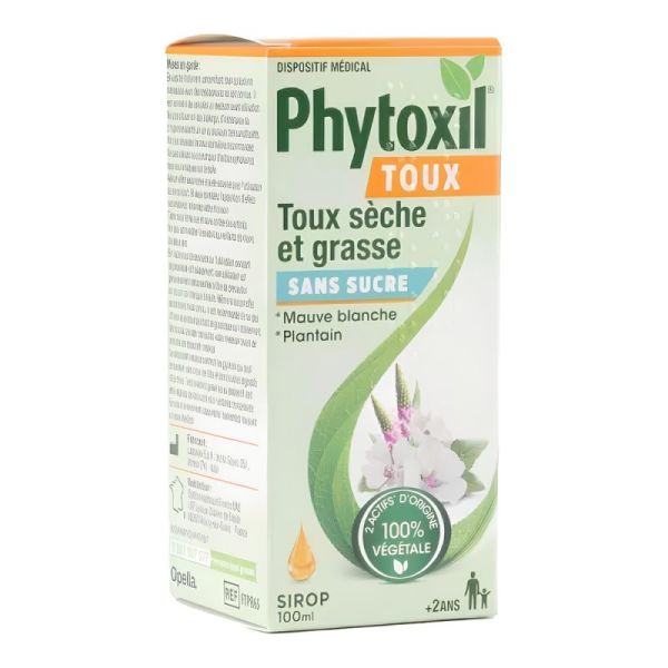 PHYTOXIL Toux sèche et grasse - sans sucre 100ml