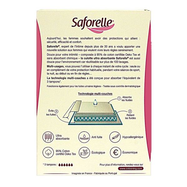 Culotte règles ultra absorbante taille XL