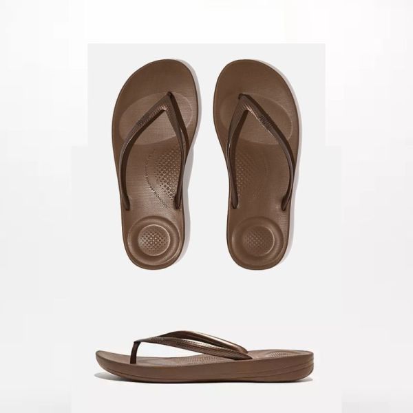Iqushion Tongs Ergonomiques coloris Bronze