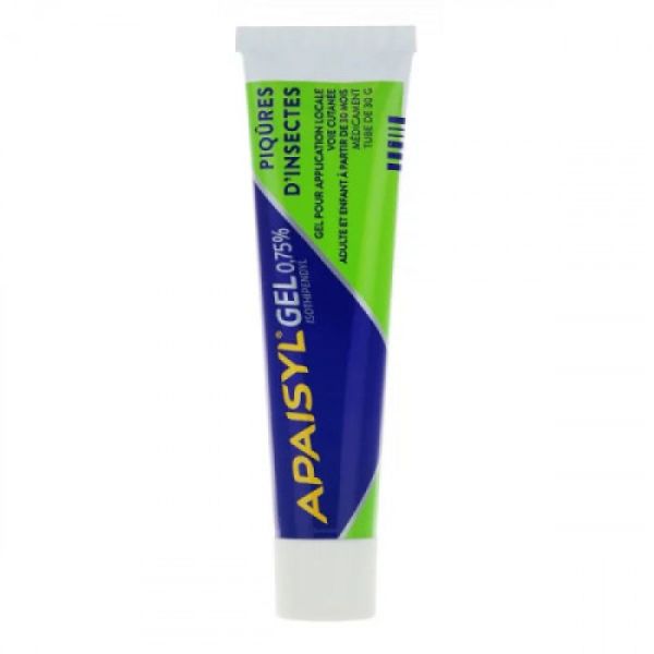 Gel 0.75% piqûres d'insectes 30 gr