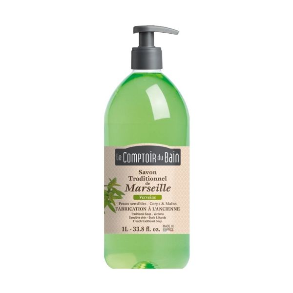 Savon de Marseille liquide Verveine, 1L