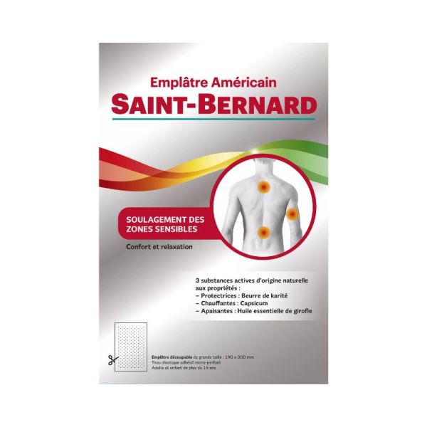 Saint-Bernard Emplâtre Américain 20x30cm