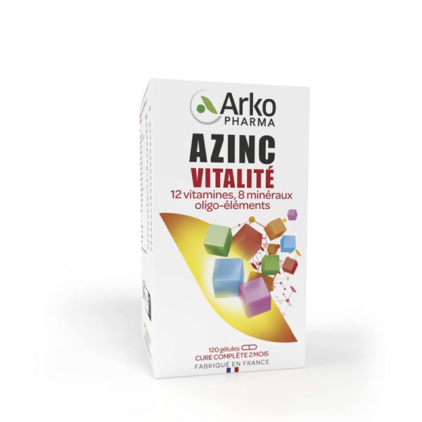 Azinc Forme et Vitalité 120 gélules