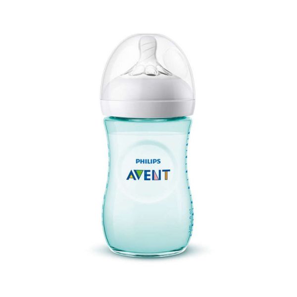Biberon Avent Natural bleu 260 ml