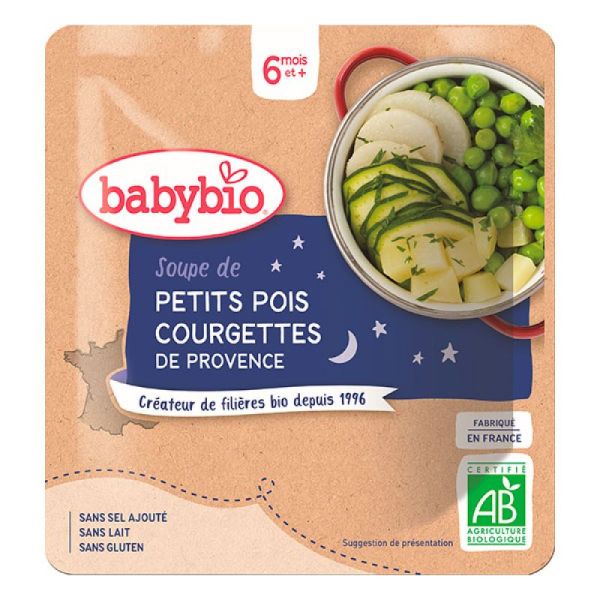 Soupe Petit Pois Et Courgette De Provence 190gr
