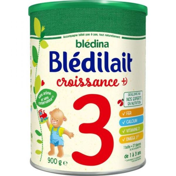 Lait Blédilait 3 Croissance, 900gr