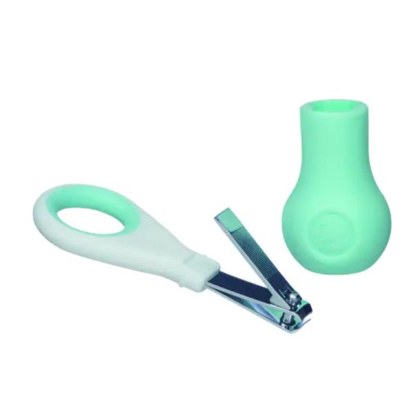 Coupe-ongles ergonomique avec base - Bleu - 1m+